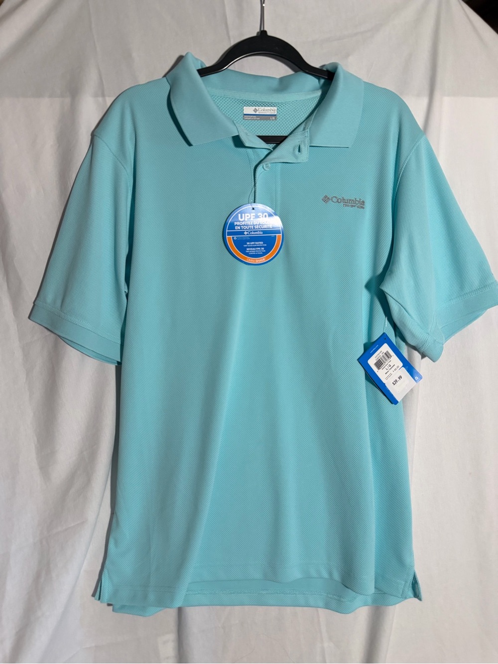 #436 Columbia Men’s Aqua Performance Polo